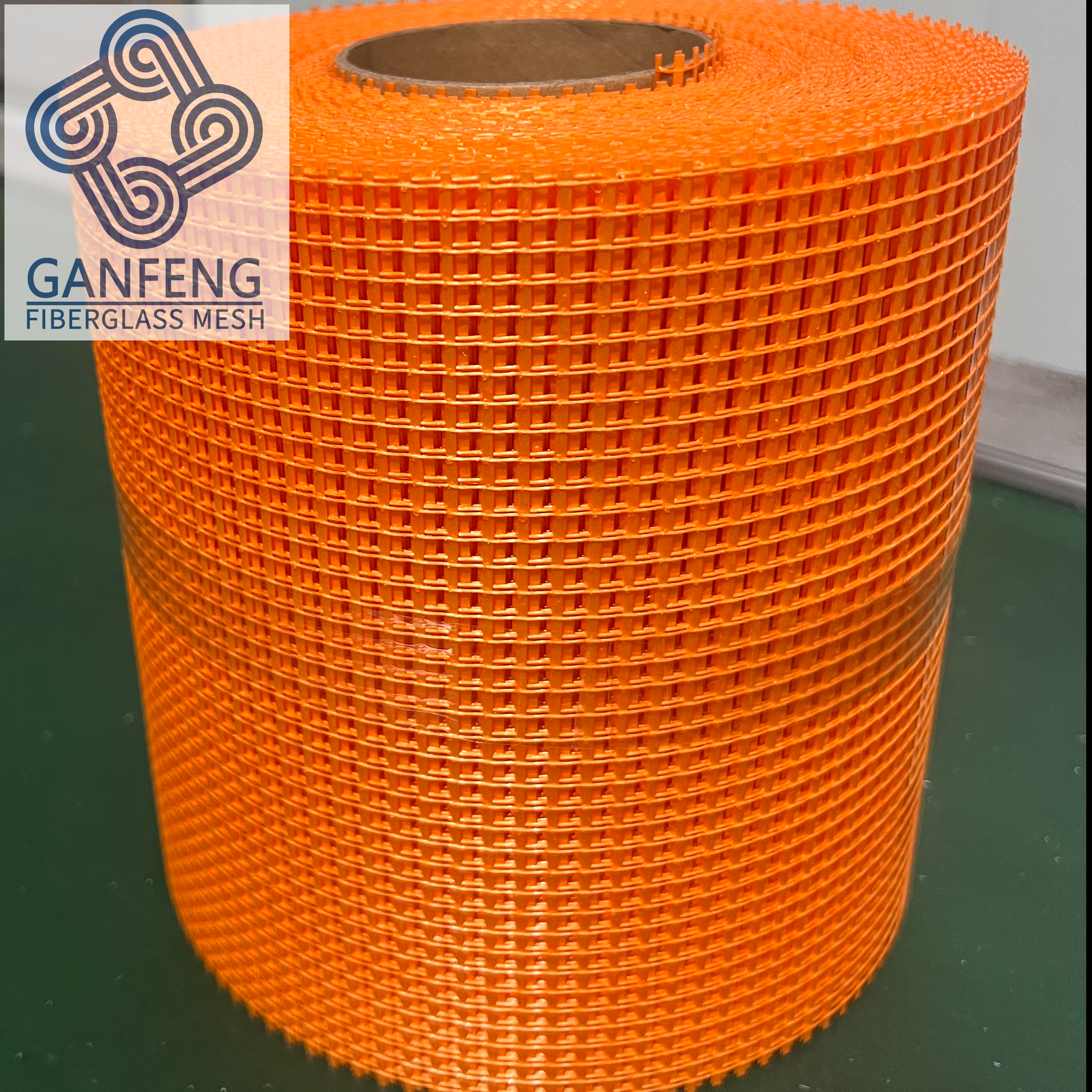 Orange Color Fiberglass Mesh 20cmx50m 6x6mm 7x6mm 2000N Popular in Saudi Arabia