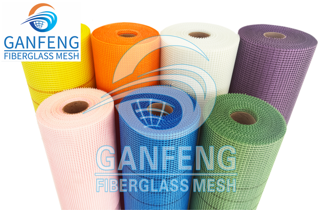 ASTM Flame Retardant Fiberglass Soft Colorful Mesh 4.5oz for Wall Insulation