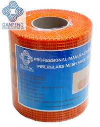 Orange Color Fiberglass Mesh 20cmx50m 6x6mm 7x6mm 2000N Popular in Saudi Arabia