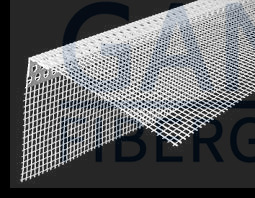 90 degree PVC Plastic Corner Bead with Fiberglass Mesh for Drywall decorative 2.5m