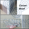 90 degree PVC Plastic Corner Bead with Fiberglass Mesh for Drywall decorative 2.5m