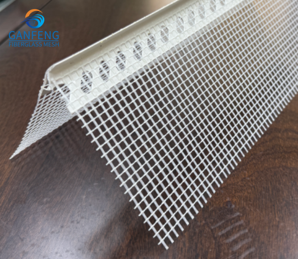Water Drip Edge PVC Corner Reinforced with Fiber Glass Mesh PVC Profile