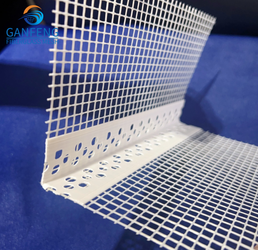 PVC Corner Bead with Mesh, PVC Profile, Angle Bead with Fiberglass Mesh