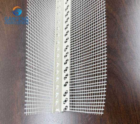 Water Drip Edge PVC Corner Reinforced with Fiber Glass Mesh PVC Profile