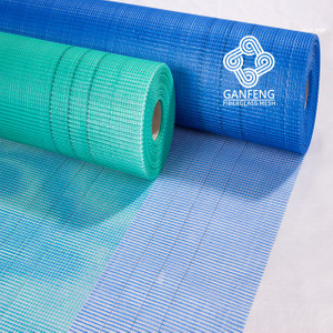 Customized Fabricado En China High Strength Fiberglass Mesh Netting for Roof Waterproofing Wall Reinforcing