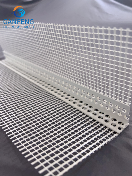PVC Corner Bead with Mesh, PVC Profile, Angle Bead with Fiberglass Mesh